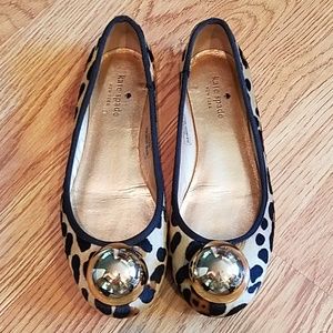 Kate Spade Leopard Ponyhair Ballet Flats